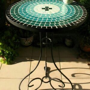 Green Mosaic Patio Table