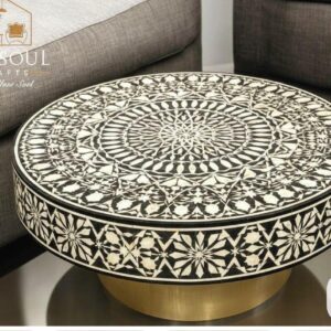 Black and White Geometric Mosaic