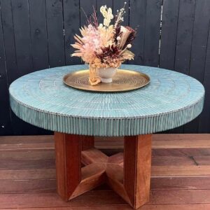 AquaBloom Mosaic Studio Artisanal Tile Tables & Decor