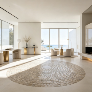 Circular Artisan Mosaic Tile