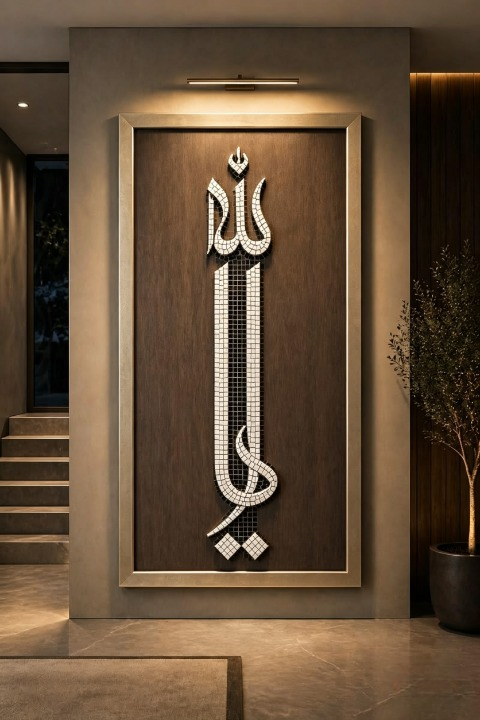 Allah Mosaic Wall Art Luxury Islamic Home Décor