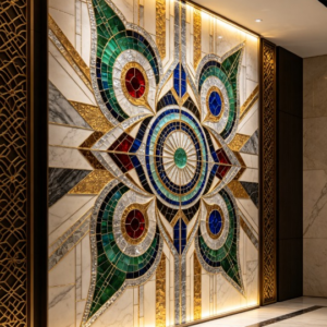 Designer Mosaic Wall Aesthetic
