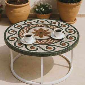 Mosaic Table Top Small Tea Outer